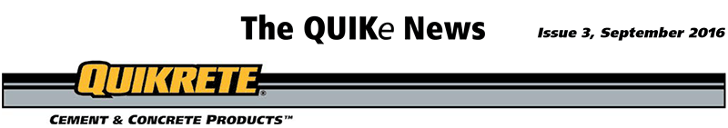 QUIKRETE - The QUIKe News