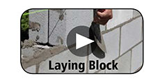 How-To Video Gallery - Laying Block